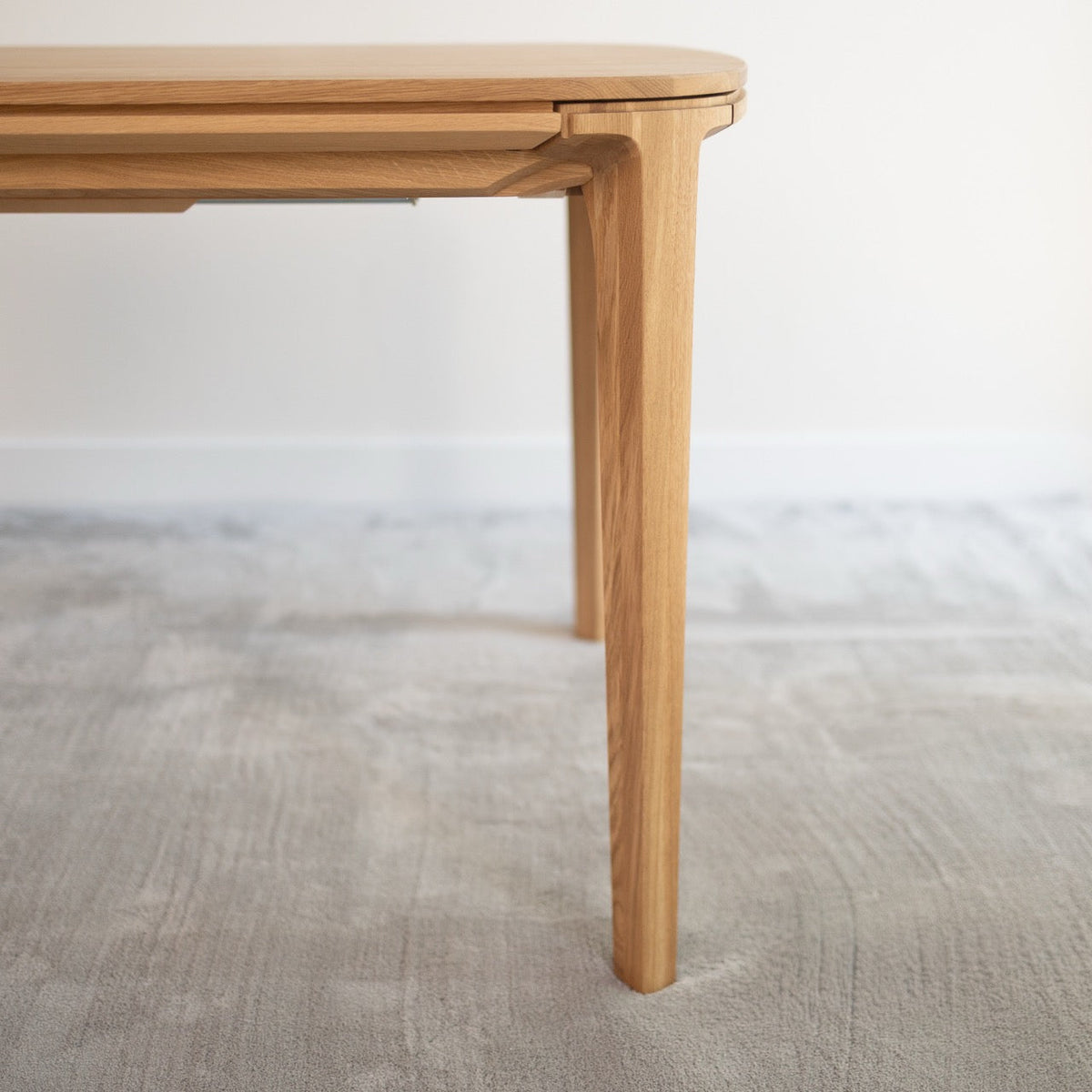 Mesa de comedor fija madera maciza de roble IKONA | VESKOR