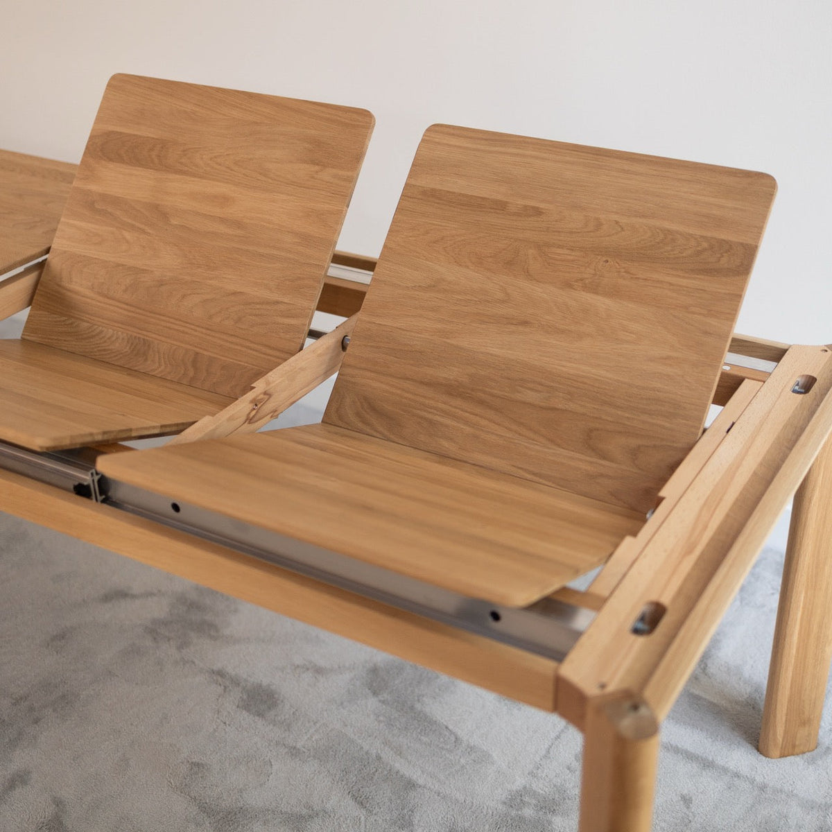 Dita solid oak extending dining table | VESKOR