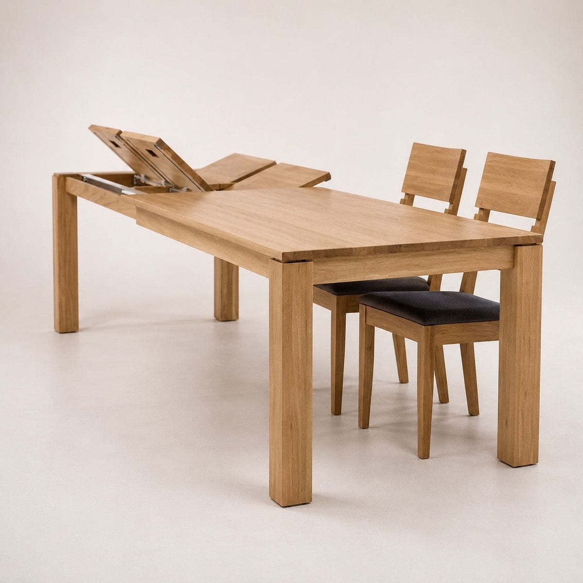 Mesa de comedor extensible madera maciza de roble LUX 2020 | VESKOR