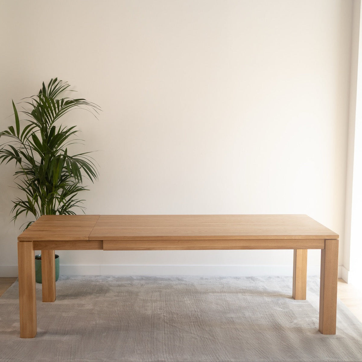 Mesa de comedor extensible madera maciza de roble LUX 2020 | VESKOR