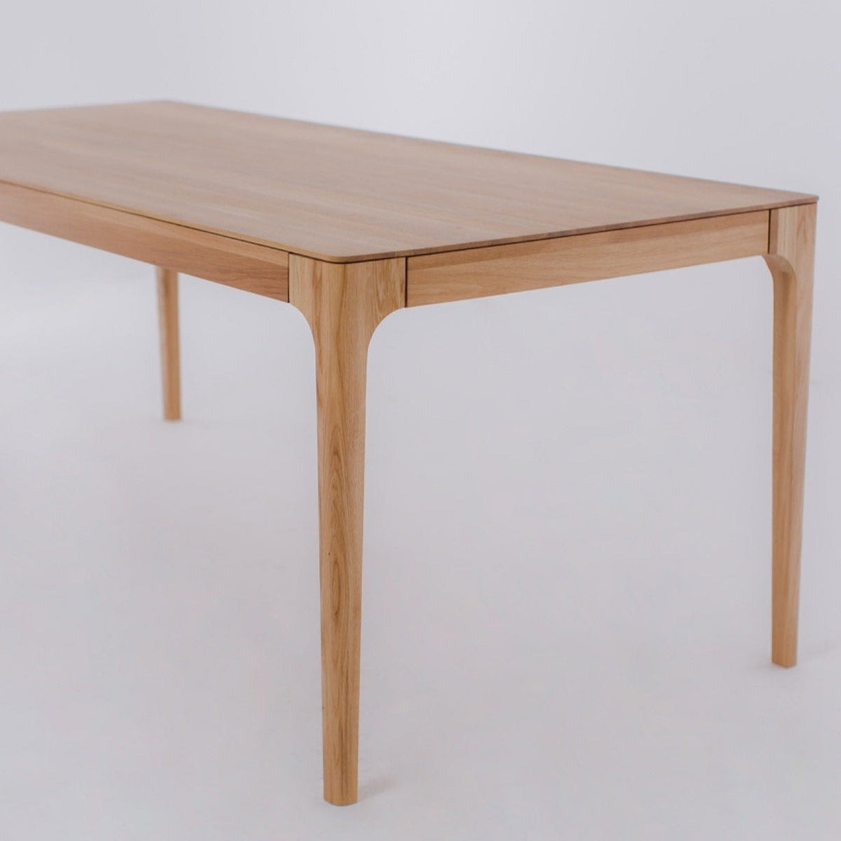 Mesa de comedor fija madera maciza de roble CREATIV | VESKOR