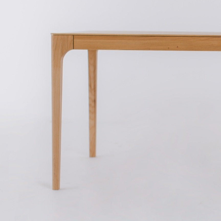 Mesa de comedor fija madera maciza de roble CREATIV | VESKOR