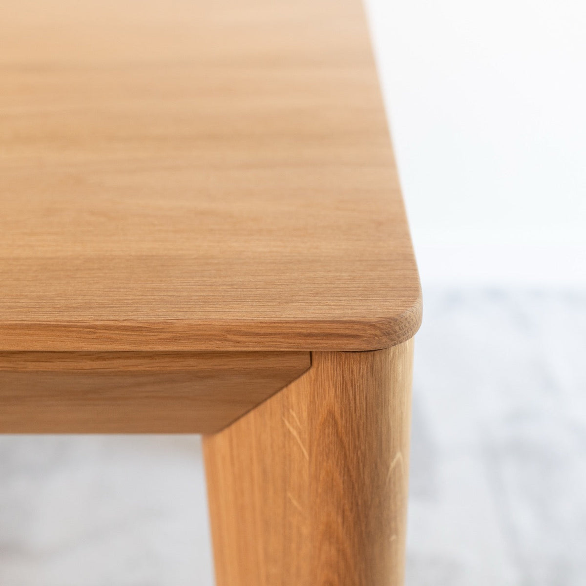 Mesa de comedor fija madera maciza de roble DITA | VESKOR