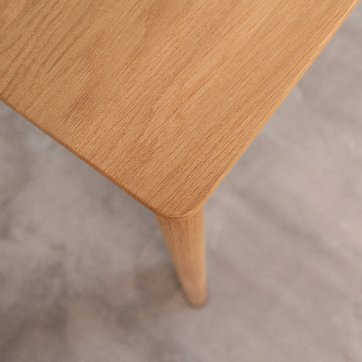 Mesa de comedor fija madera maciza de roble DITA | VESKOR