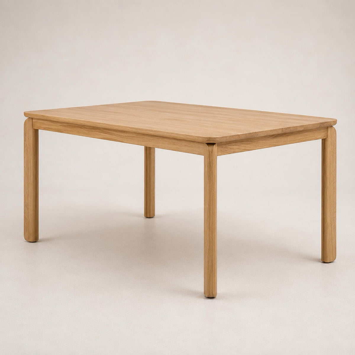 Mesa de comedor fija madera maciza de roble GOLF | VESKOR