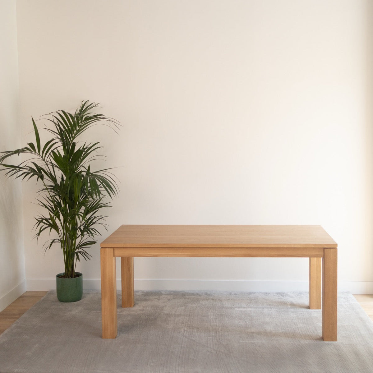 Mesa de comedor fija madera maciza de roble LUX 2020 | VESKOR