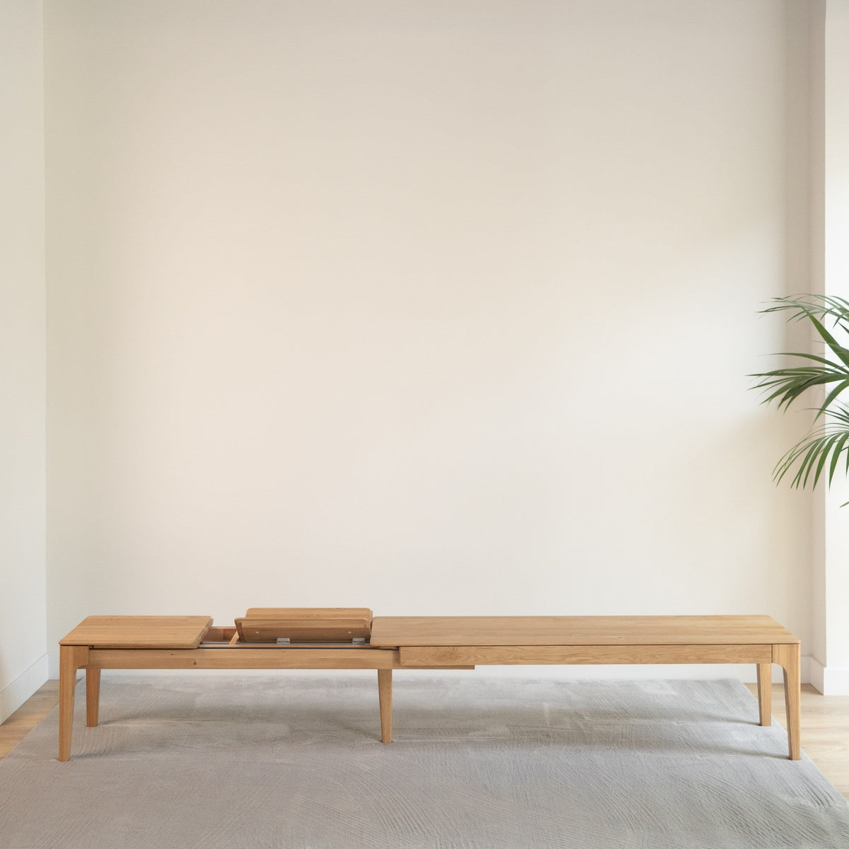 Creativ extendable solid oak bench | VESKOR