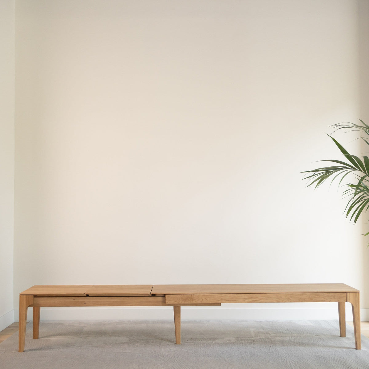 Creativ extendable solid oak bench | VESKOR
