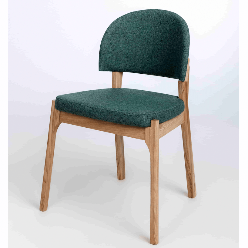 Pack de 2 o 4 sillas de madera maciza de roble Astrid | VESKOR