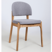 Pack de 2 o 4 sillas de madera maciza de roble Astrid | VESKOR