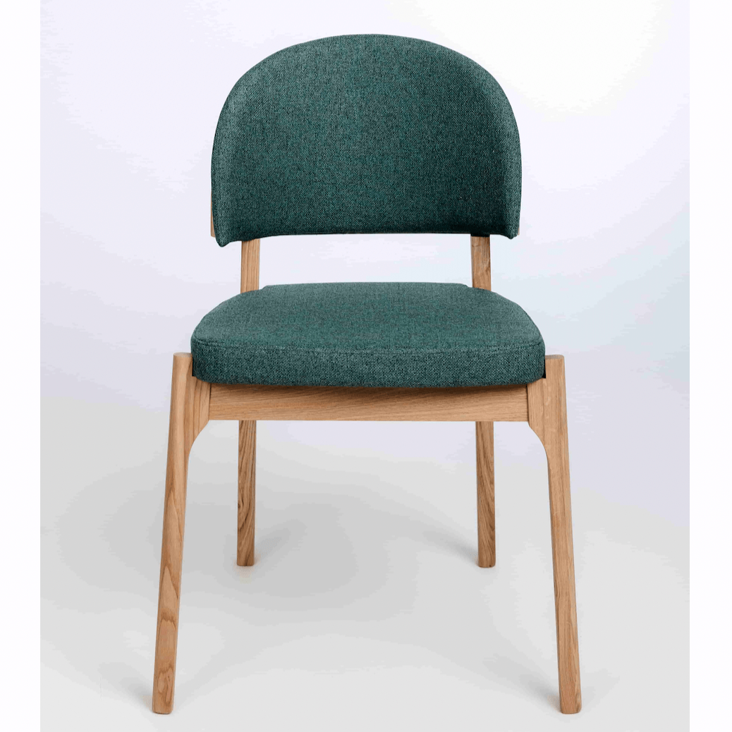 Pack de 2 o 4 sillas de madera maciza de roble Astrid | VESKOR