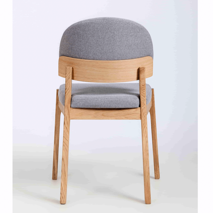 Pack de 2 o 4 sillas de madera maciza de roble Astrid | VESKOR