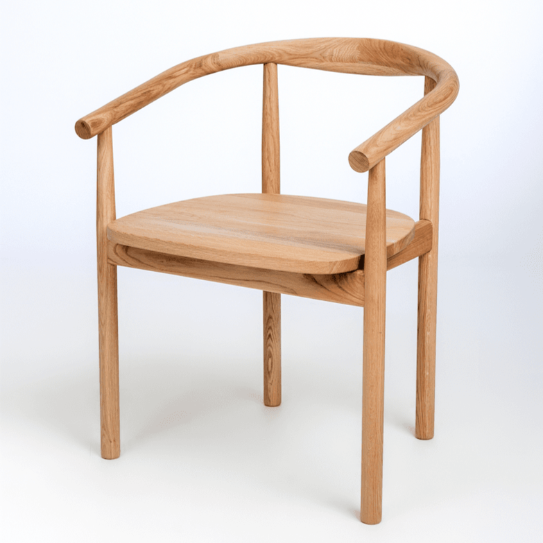 Pack de 2 o 4 sillas de madera maciza de roble Lea | VESKOR