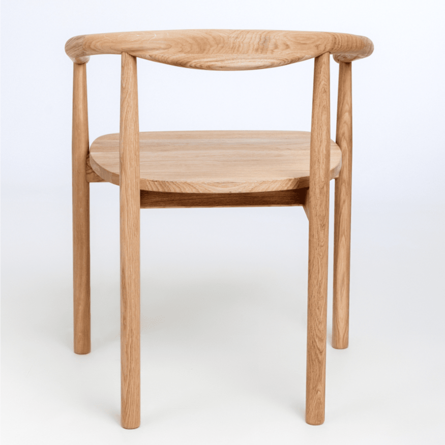 Pack de 2 o 4 sillas de madera maciza de roble Lea | VESKOR