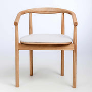 Pack de 2 o 4 Sillas de Madera Maciza de Roble Tapizadas Lea | NordicStory