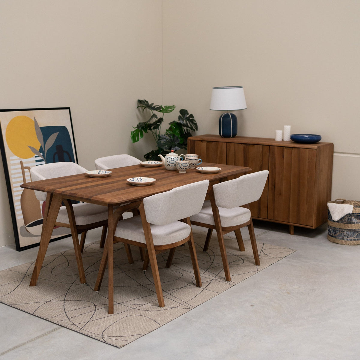SWEDEN solid oak or walnut wood chair | VESKOR