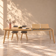 Mesa de comedor extensible madera maciza de haya KAMBIO 2 | VESKOR