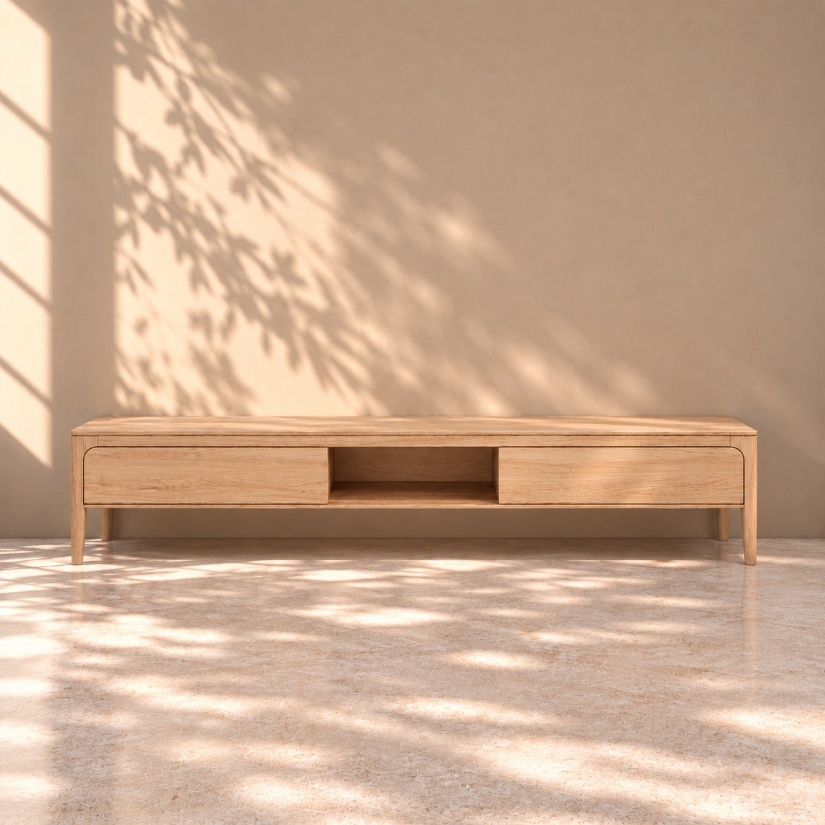 Mueble TV de madera maciza de haya CREATIV | VESKOR