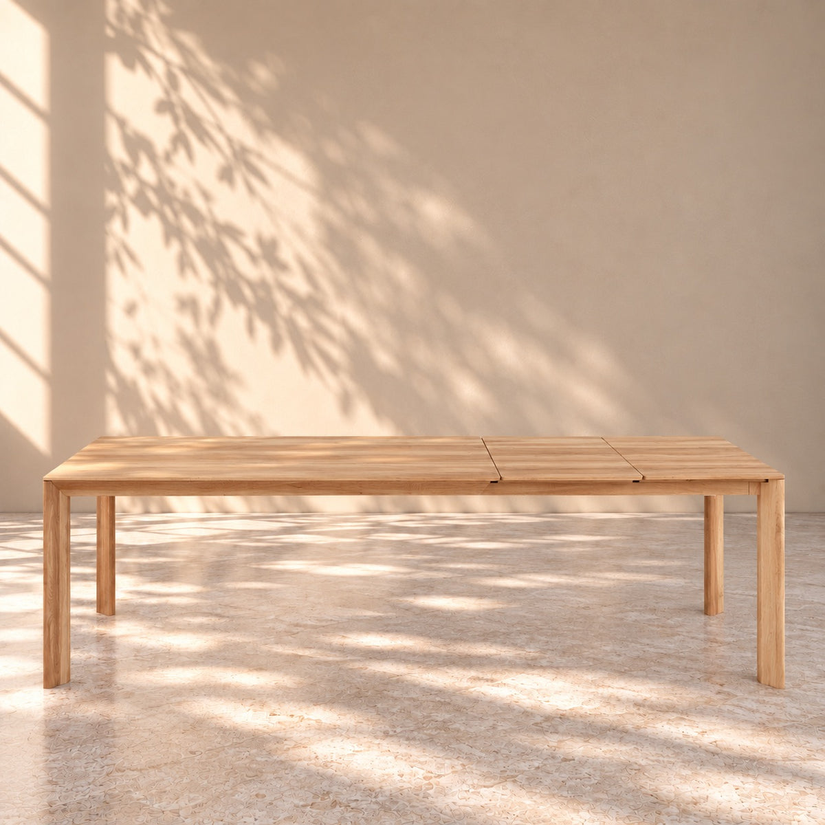 Mesa de comedor extensible madera maciza de haya DITA | VESKOR
