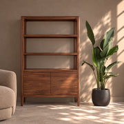 Librería de madera maciza de Nogal Creativ | VESKOR