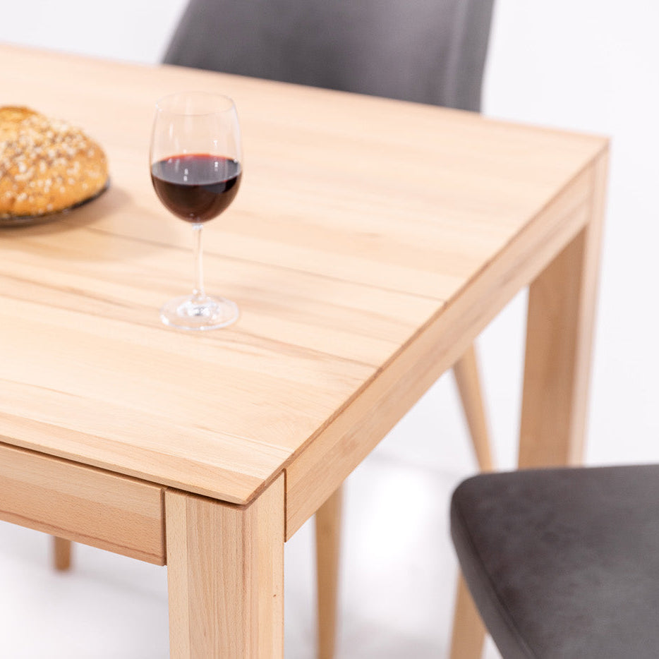 Mesa de comedor extensible madera maciza de haya VERDI | VESKOR