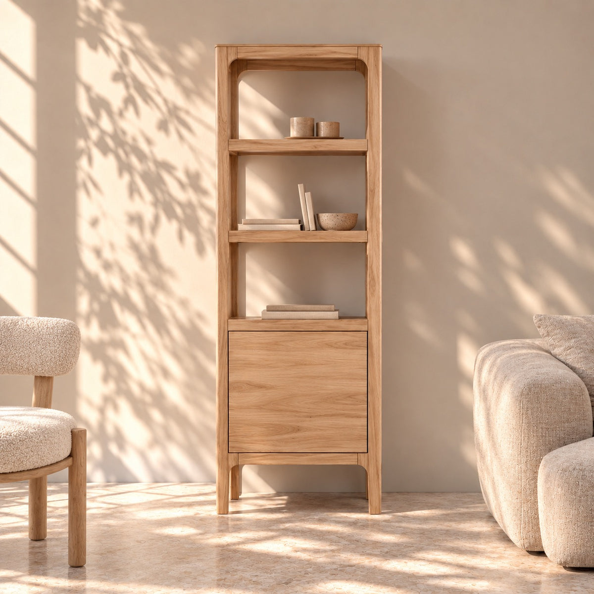 Librería de madera maciza de haya CREATIV | VESKOR