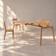 Mesa de comedor extensible madera maciza de roble PREMIER | VESKOR