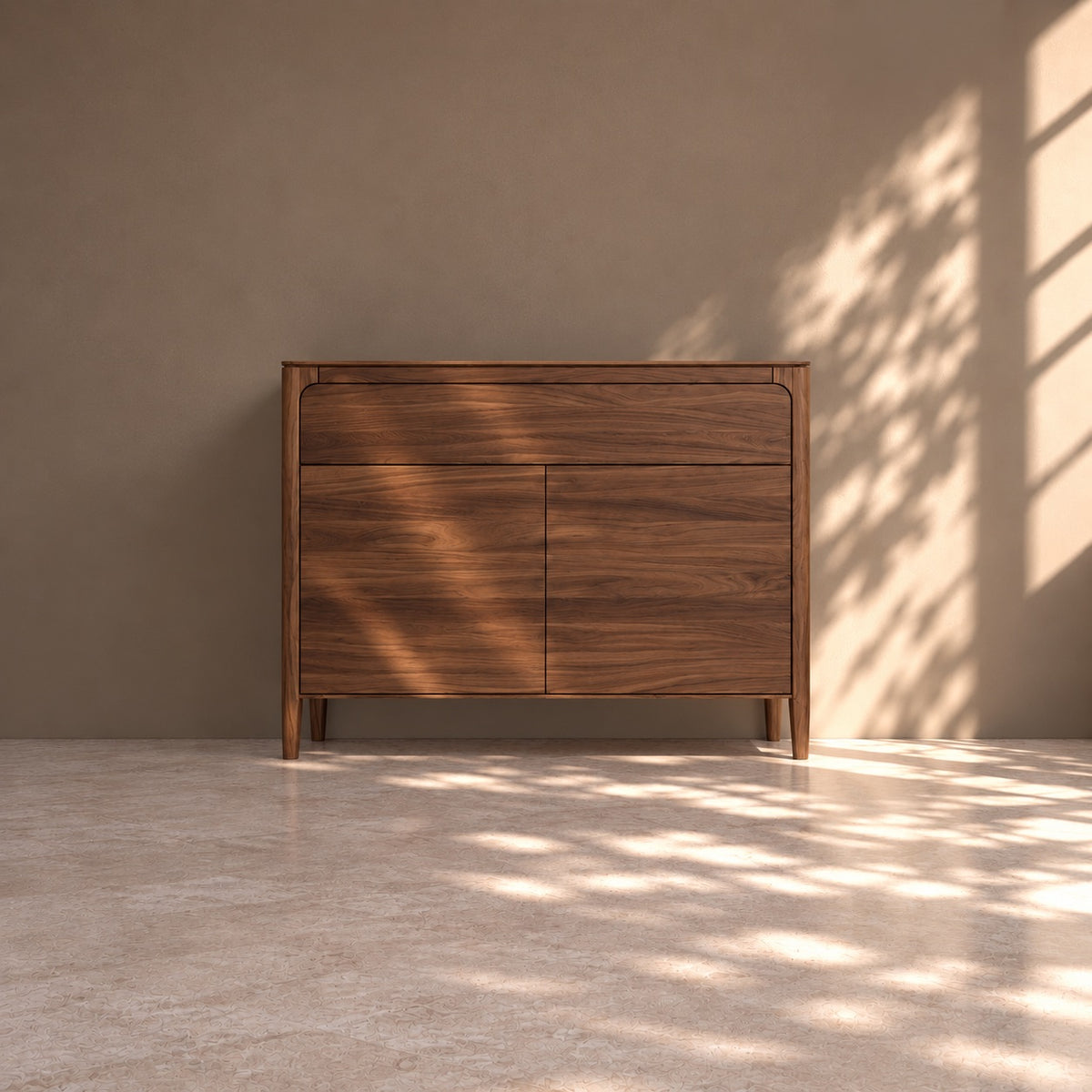 Aparador de madera maciza de Nogal Creativ 90 | VESKOR