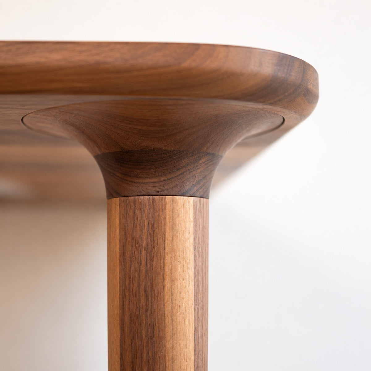 Mesa de comedor de madera maciza de Nogal fija Bond | VESKOR