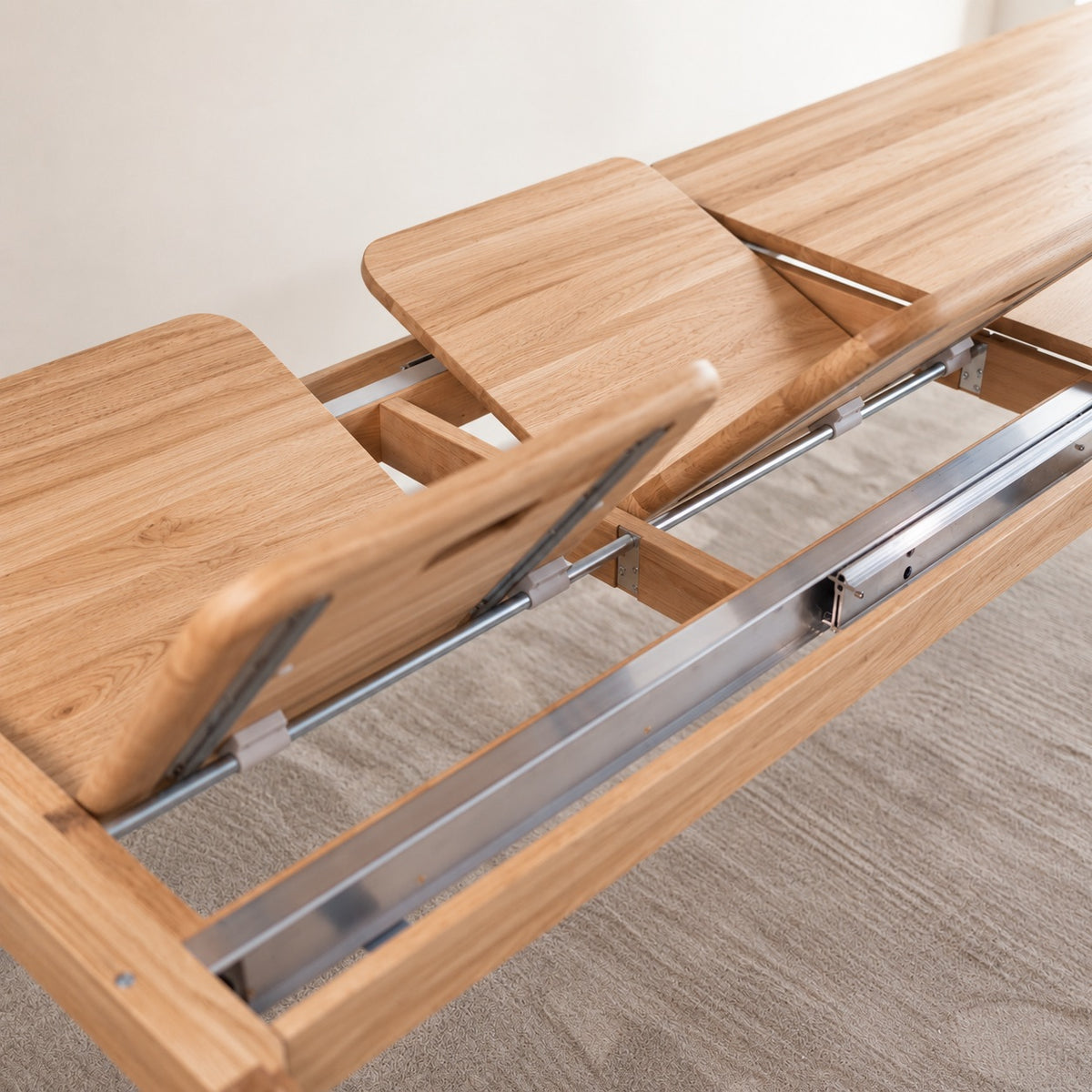 Mesa de comedor extensible madera maciza de haya GOLF | VESKOR