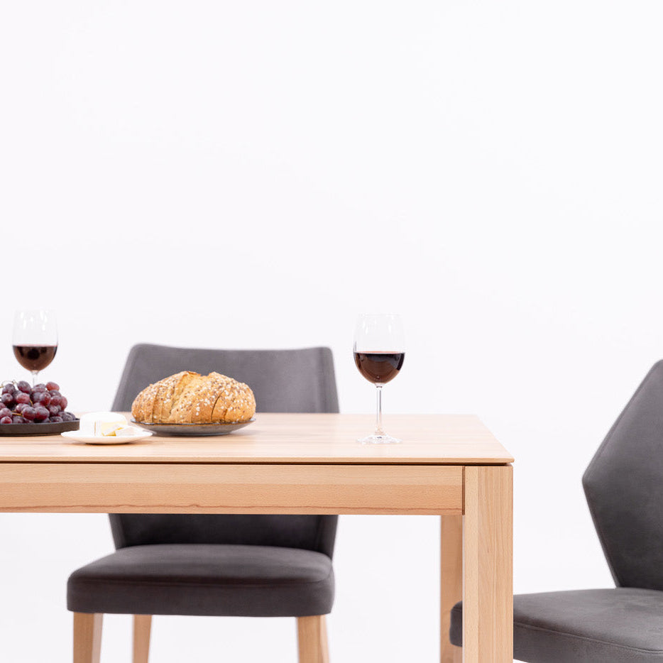 Mesa de comedor extensible madera maciza de haya VERDI | VESKOR