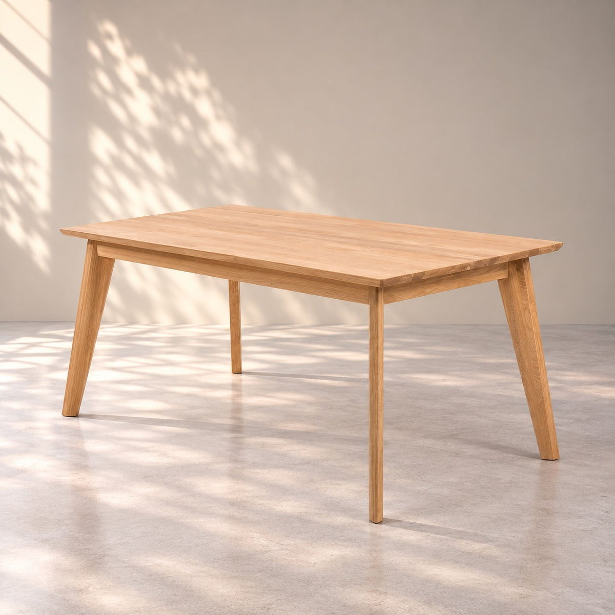 Mesa de comedor extensible madera maciza de roble KAMBIO 2 | VESKOR