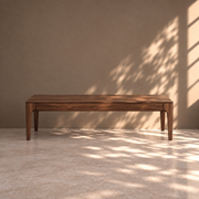Banco de madera maciza de Nogal Creativ | VESKOR