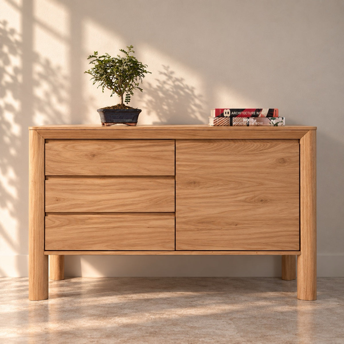 Aparador de madera maciza de Roble Dita 72 | VESKOR