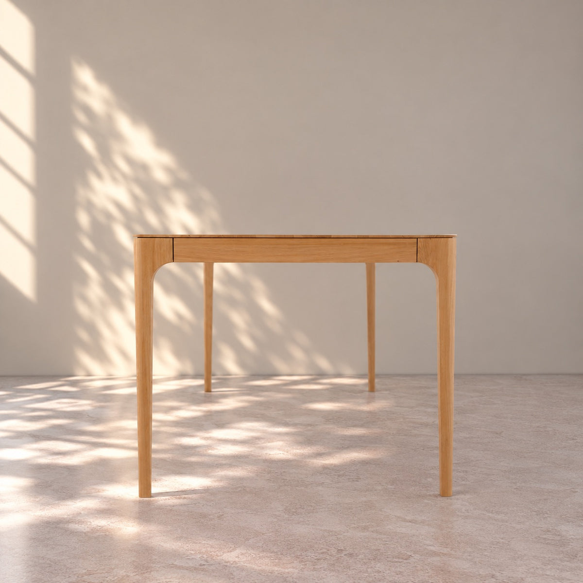 Mesa de comedor extensible madera maciza de roble CREATIV | VESKOR
