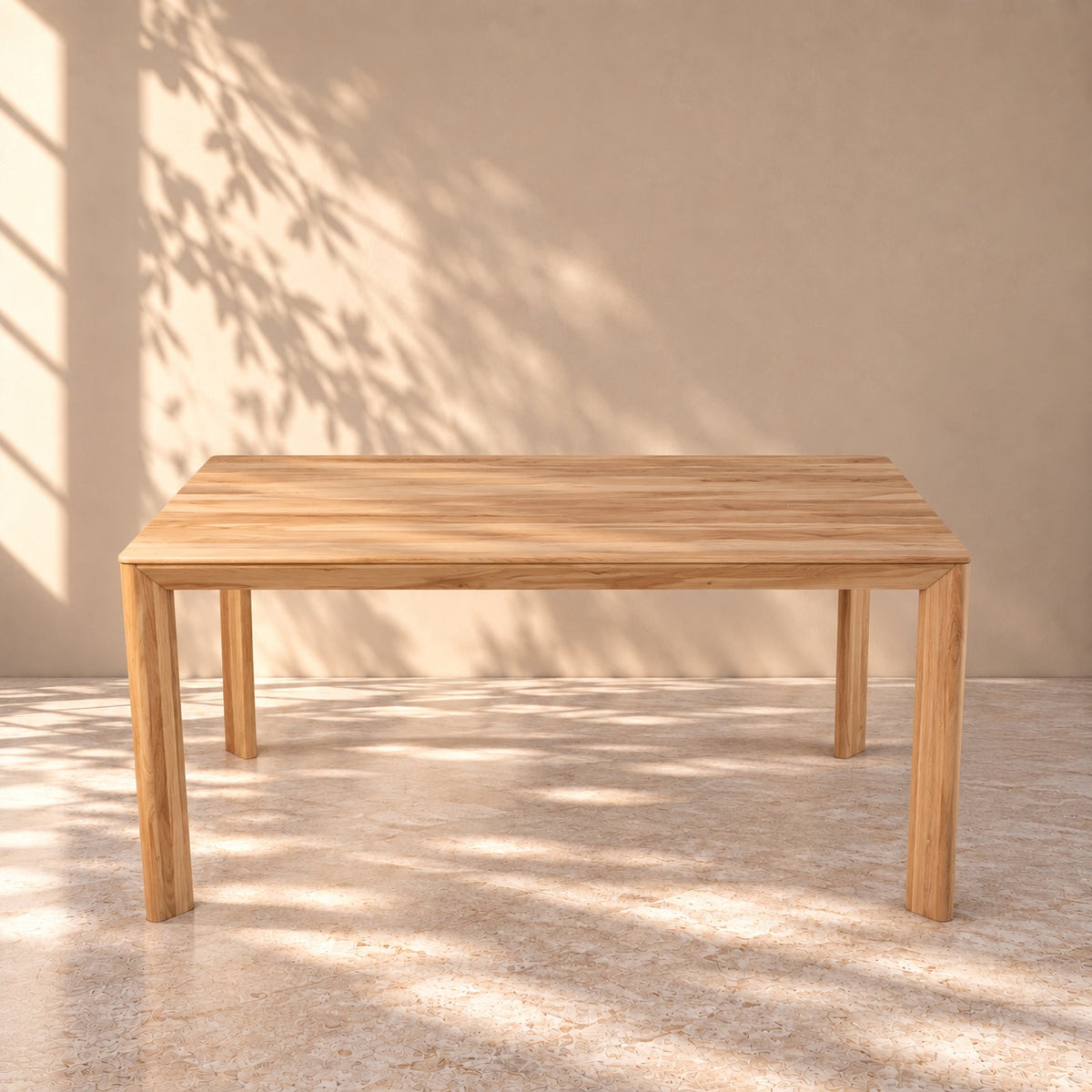 Mesa de comedor fija madera maciza de haya DITA | VESKOR