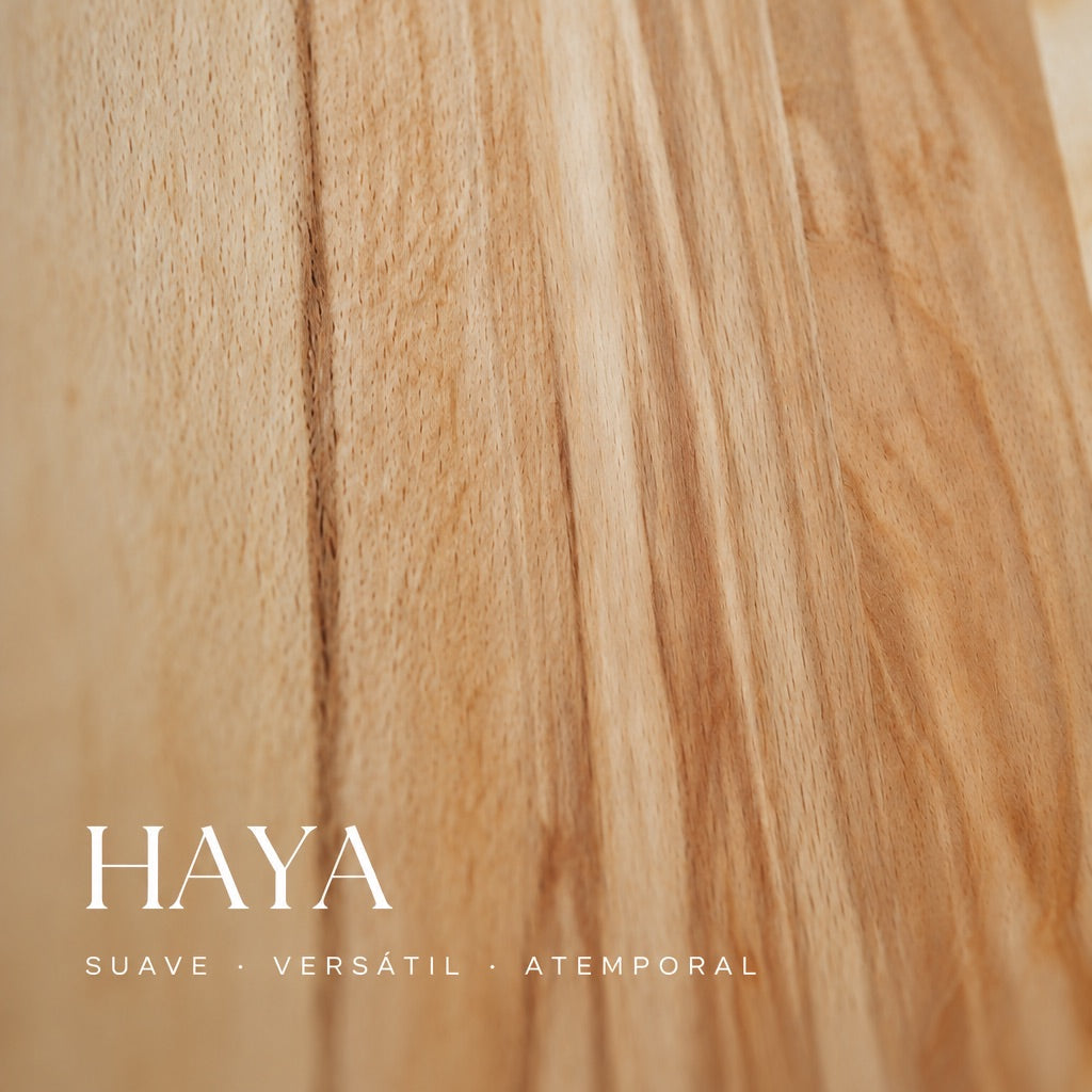 Mesa de comedor de madera maciza de haya fija Lux 2020 | VESKOR