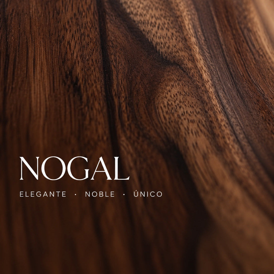 Mesa de comedor de madera maciza de nogal fija Kambio | VESKOR