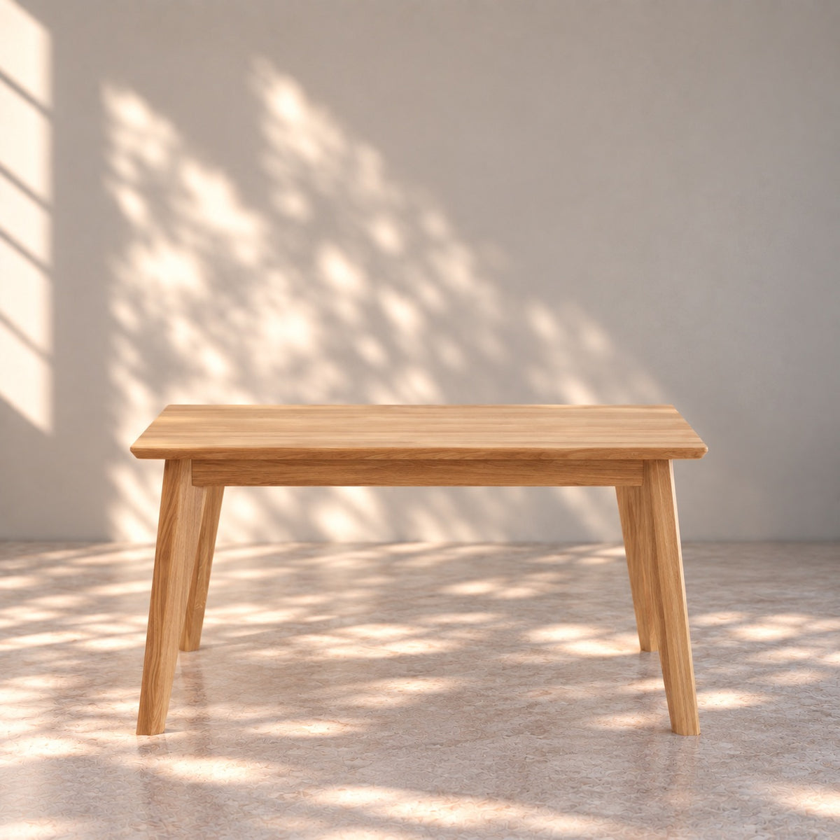 Mesa de comedor fija madera maciza de roble PREMIER | VESKOR