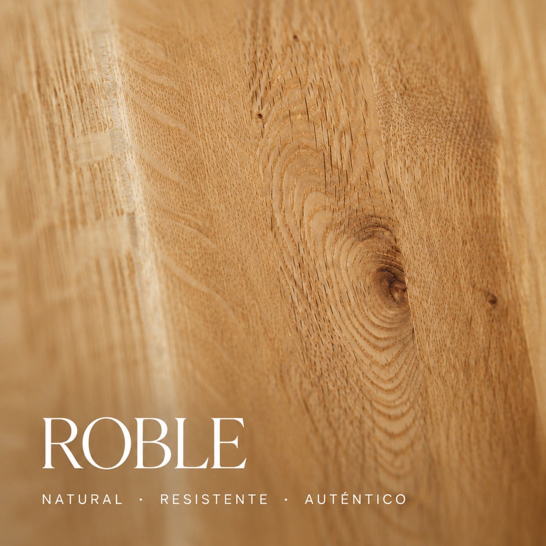 Mesa de comedor de madera maciza de Roble fija Bond | VESKOR