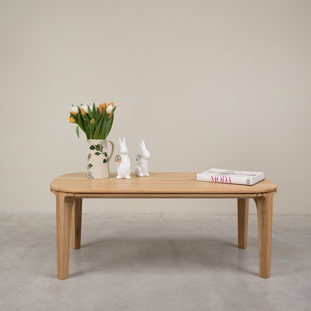 Mesa de centro madera maciza roble IKONA | VESKOR