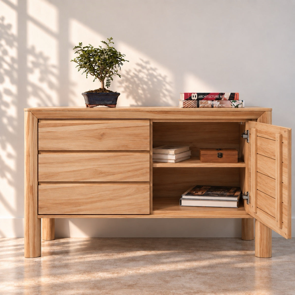 Aparador de madera maciza haya DITA 72 | VESKOR