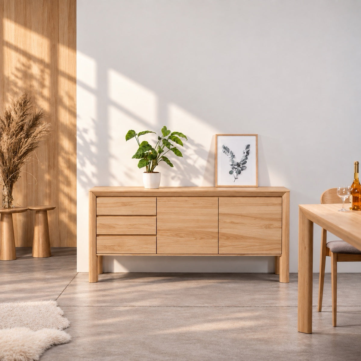 Aparador de madera maciza haya DITA 72 | VESKOR