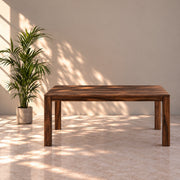 Mesa de comedor de madera maciza de nogal fija Lux 2020 | VESKOR