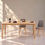 Mesa de comedor fija madera maciza de roble DITA | VESKOR