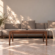 Mesa de centro de madera maciza de nogal Creativ | VESKOR