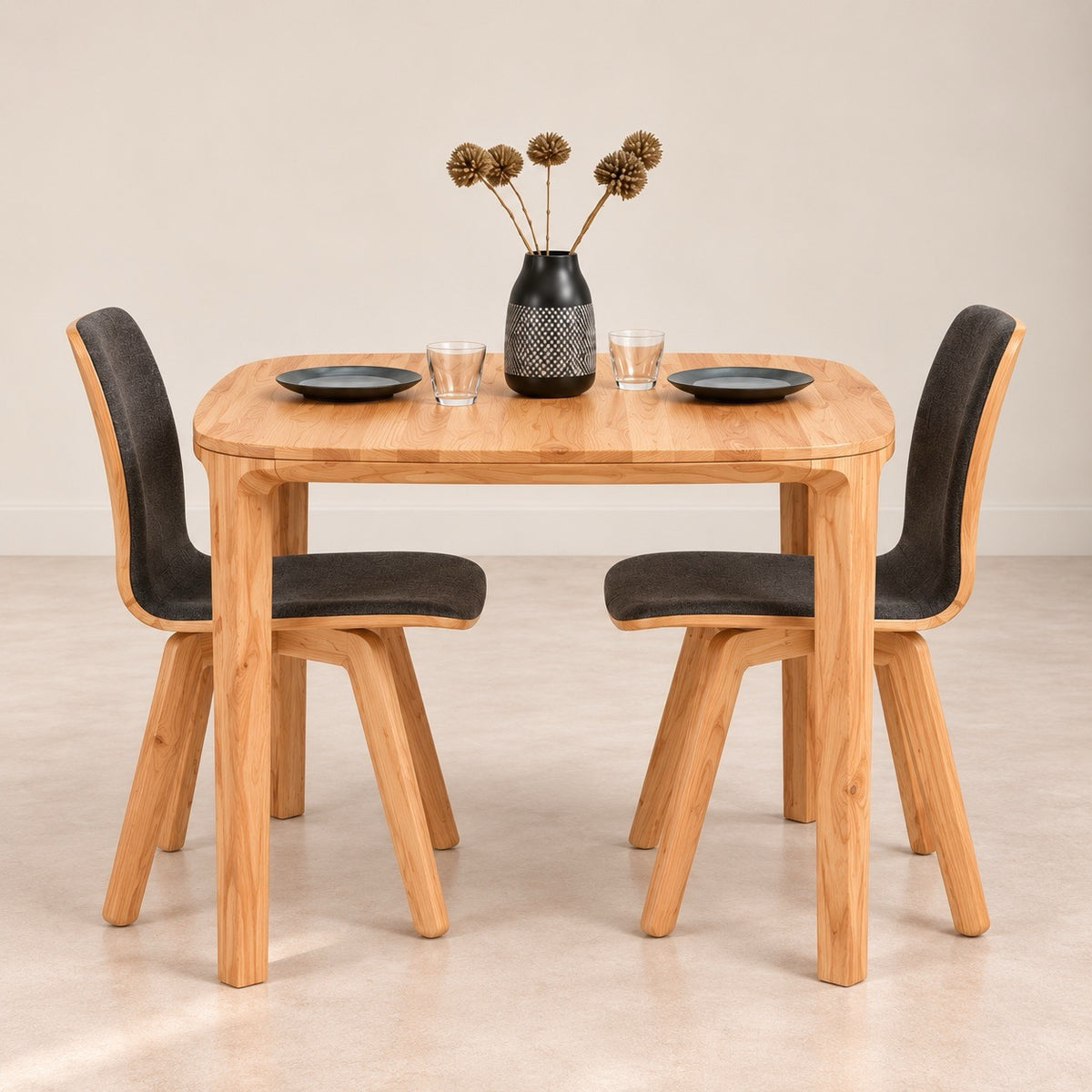 Mesa de comedor extensible madera maciza de haya IKONA | VESKOR