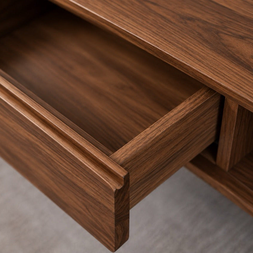Mueble de TV de madera maciza de Nogal Dita | VESKOR