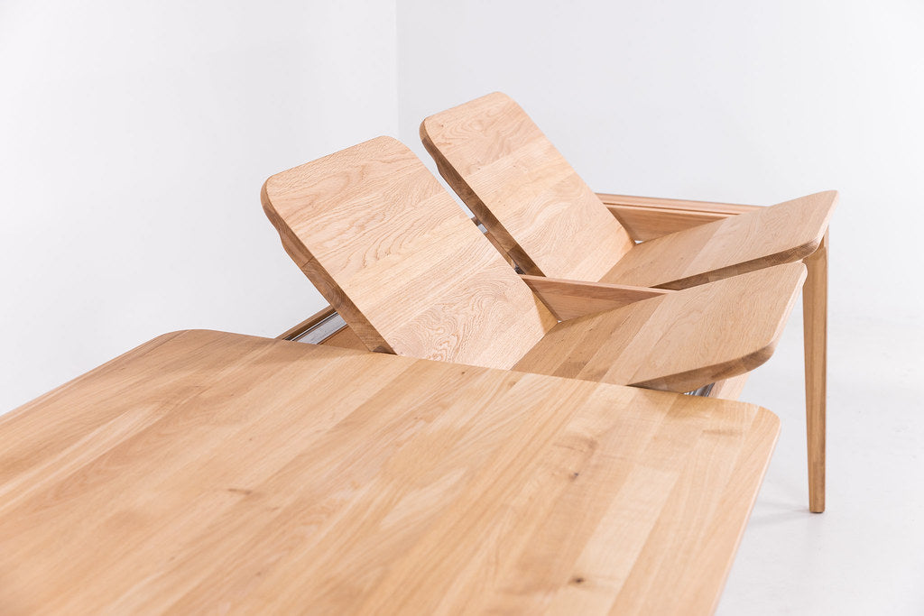 Mesa de comedor fija madera maciza de haya TOKIO | VESKOR